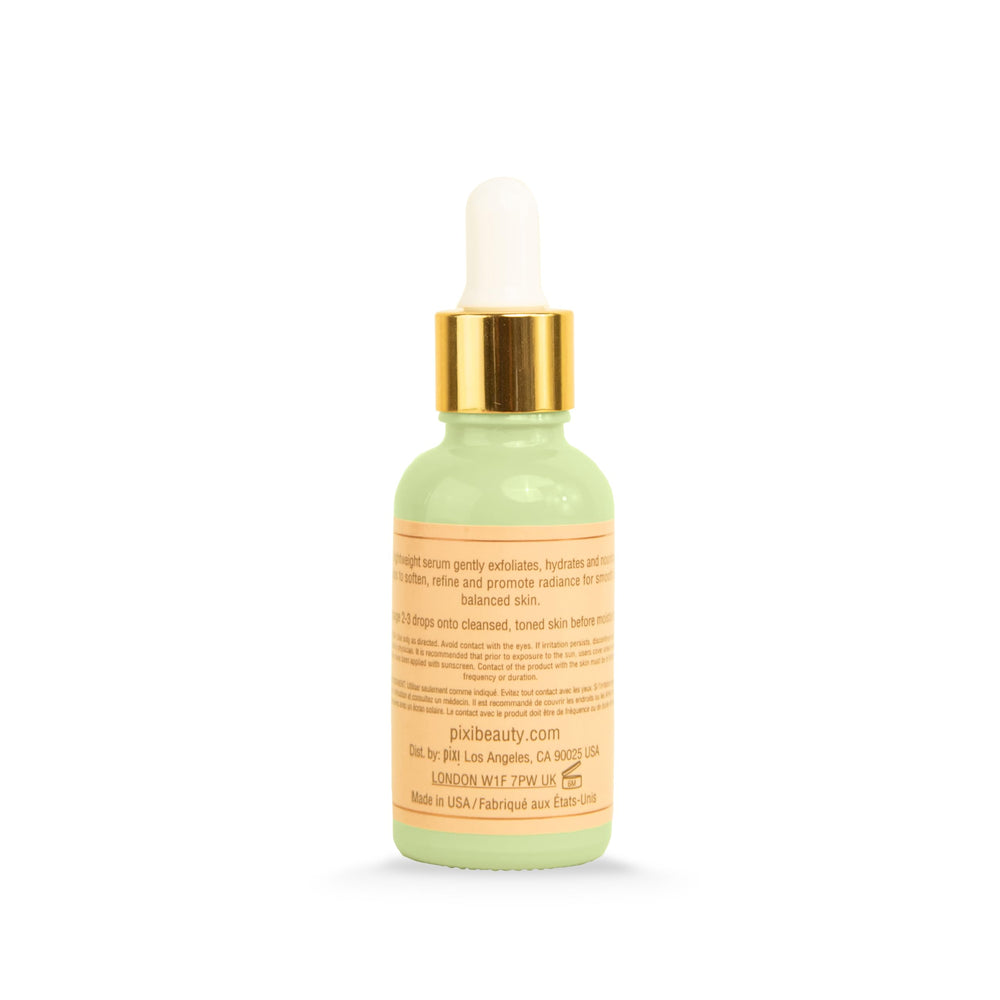 Pixi Glow Tonic Serum, usage quotidien matin ou soir pour un soin rapide.