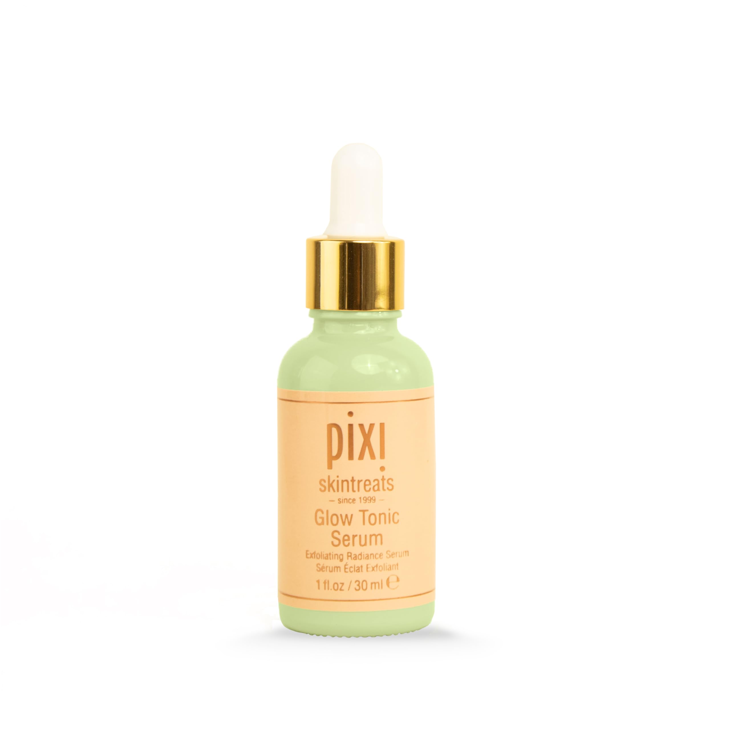 Pixi Glow Tonic Serum, Aloe vera et Ginseng apaisent et revitalisent la peau.