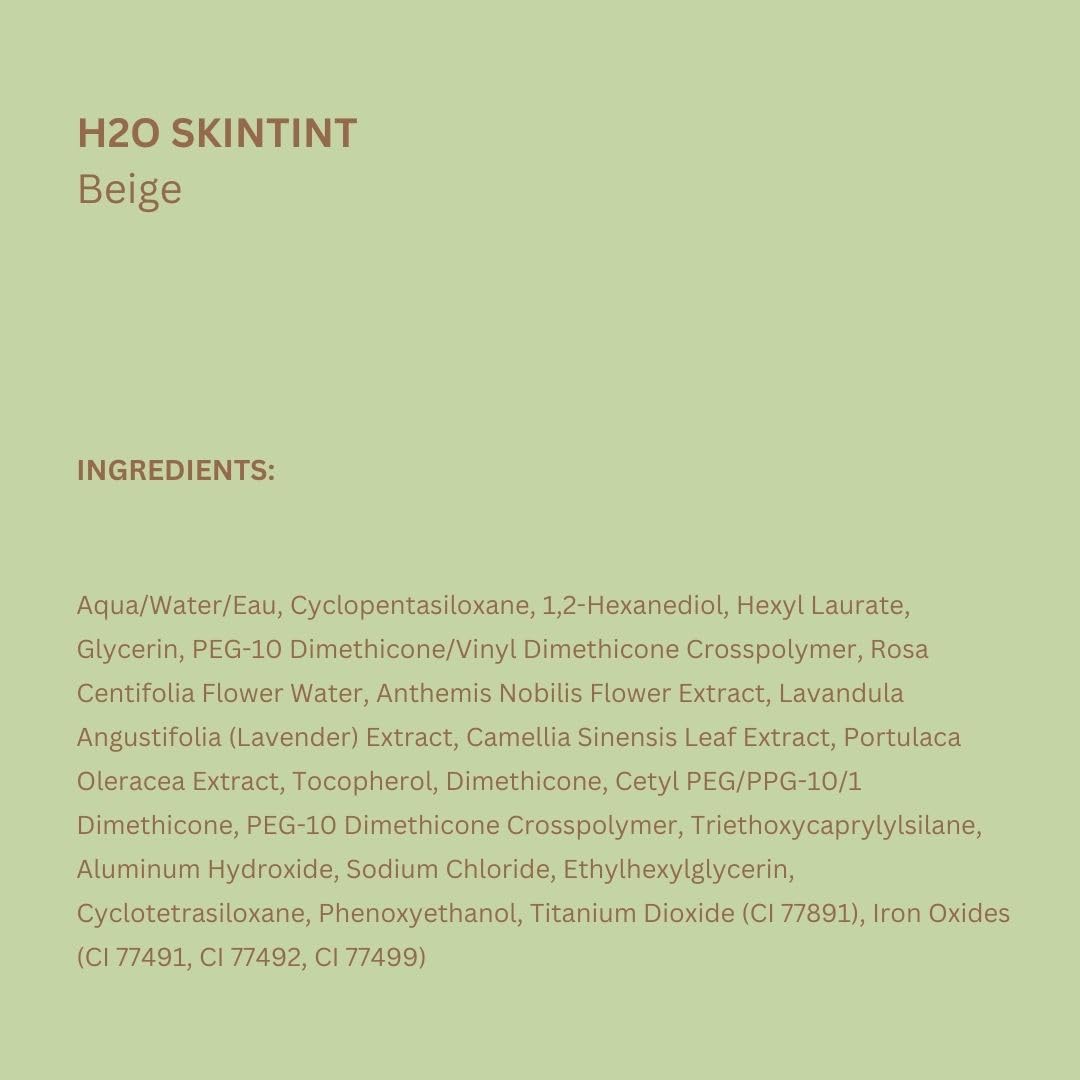 Pixi H2O SkinTint convient à tous types de peau et usages quotidiens.