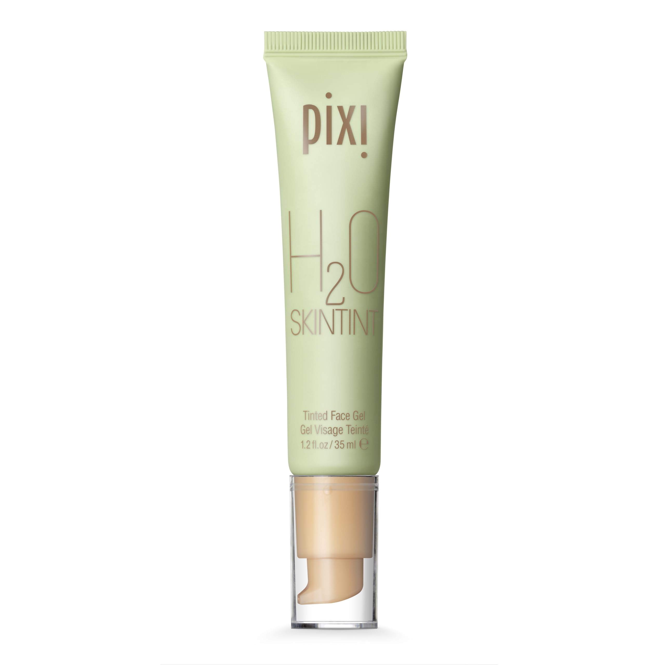 Pixi H2O SkinTint Vanille sur bouteille, application pratique et légère