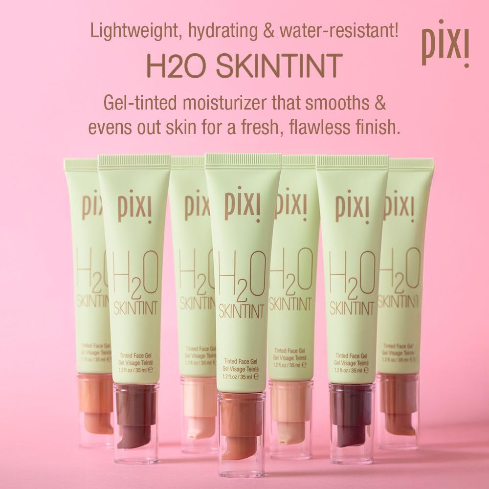 Pixi H2O SkinTint Vanille, swatch montrant une teinte naturelle