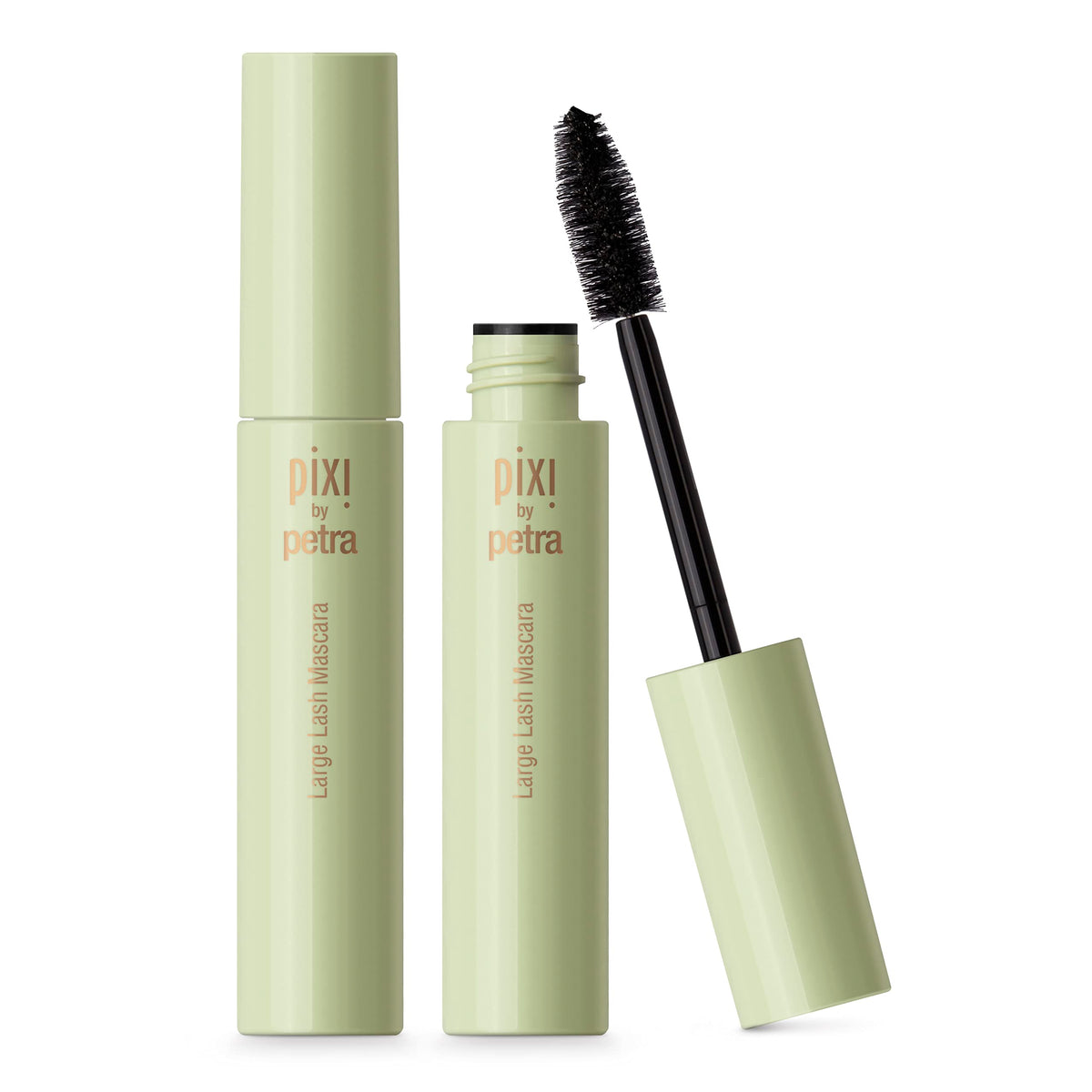 Pixi Large Lash Mascara avec brosse oversize pour un volume immédiat des cils.