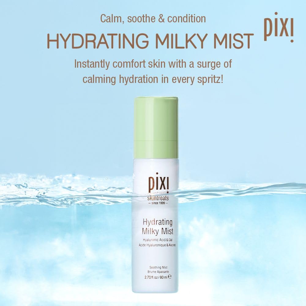 Pixi Milky Mist – brume fine prête à humidifier le visage.
