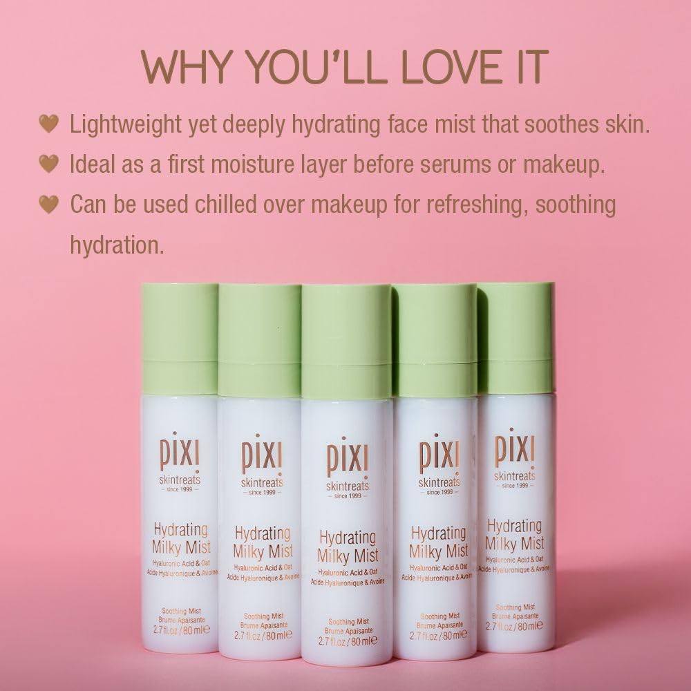 Pixi Milky Mist – texture lactée qui apaise sans lourdeur.