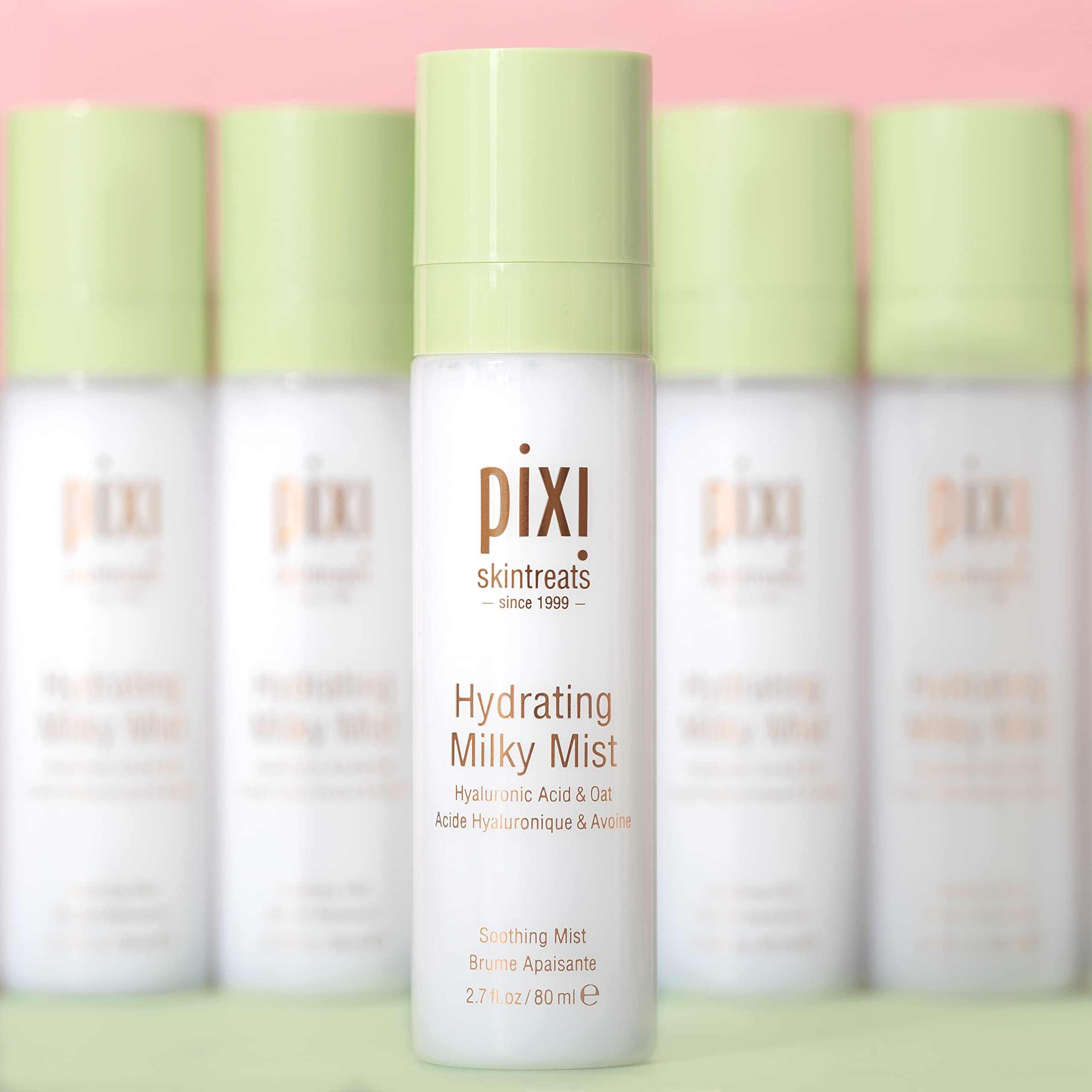 Pixi Milky Mist – peut être utilisée avant le maquillage ou en retouches.