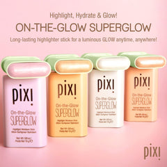 Pixi On-the-Glow NaturaLustre sur les sourcils pour un regard structuré.