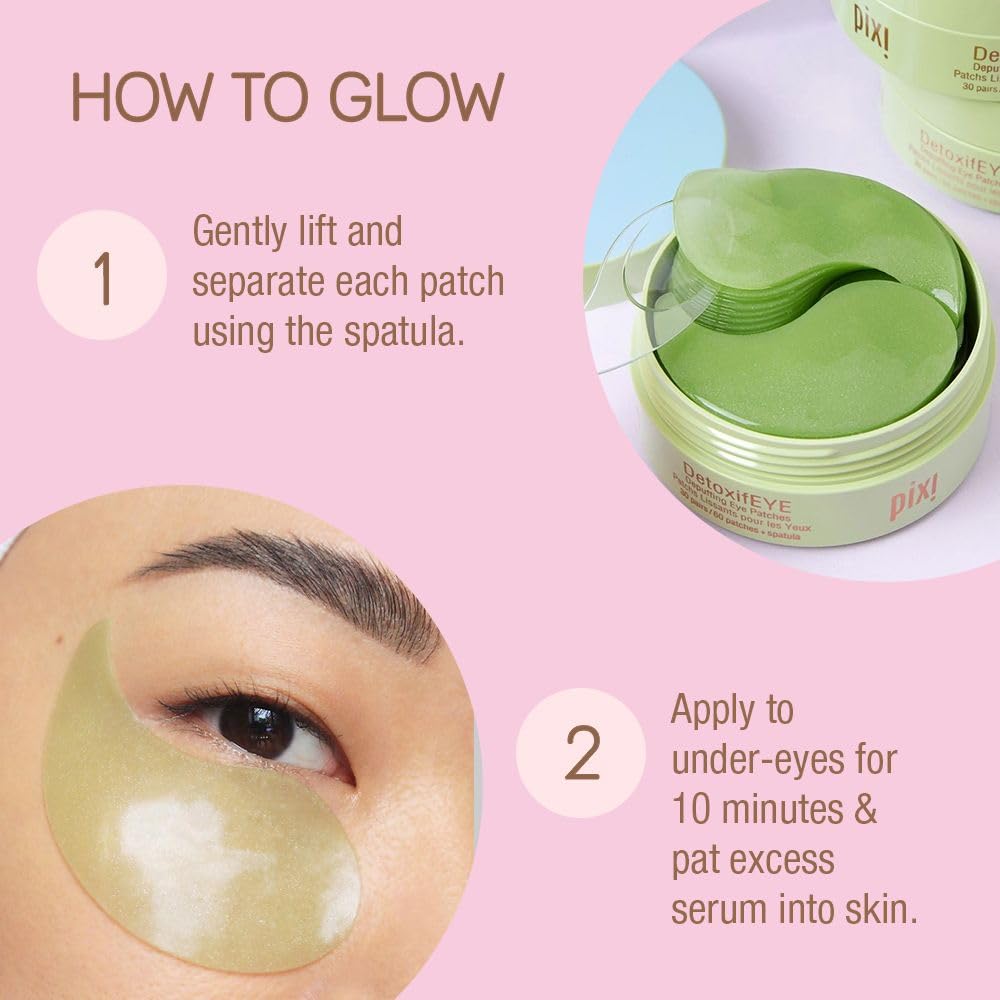 Pixi Patch Yeux Concombre Caféine – hydratation et éclat.