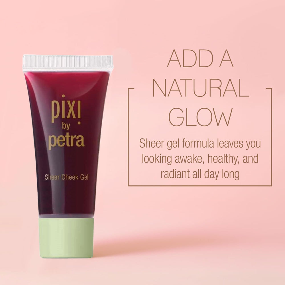 Pixi Gel Doux pour Joues Flushed, application-doigts sur joue pour un éclat frais.