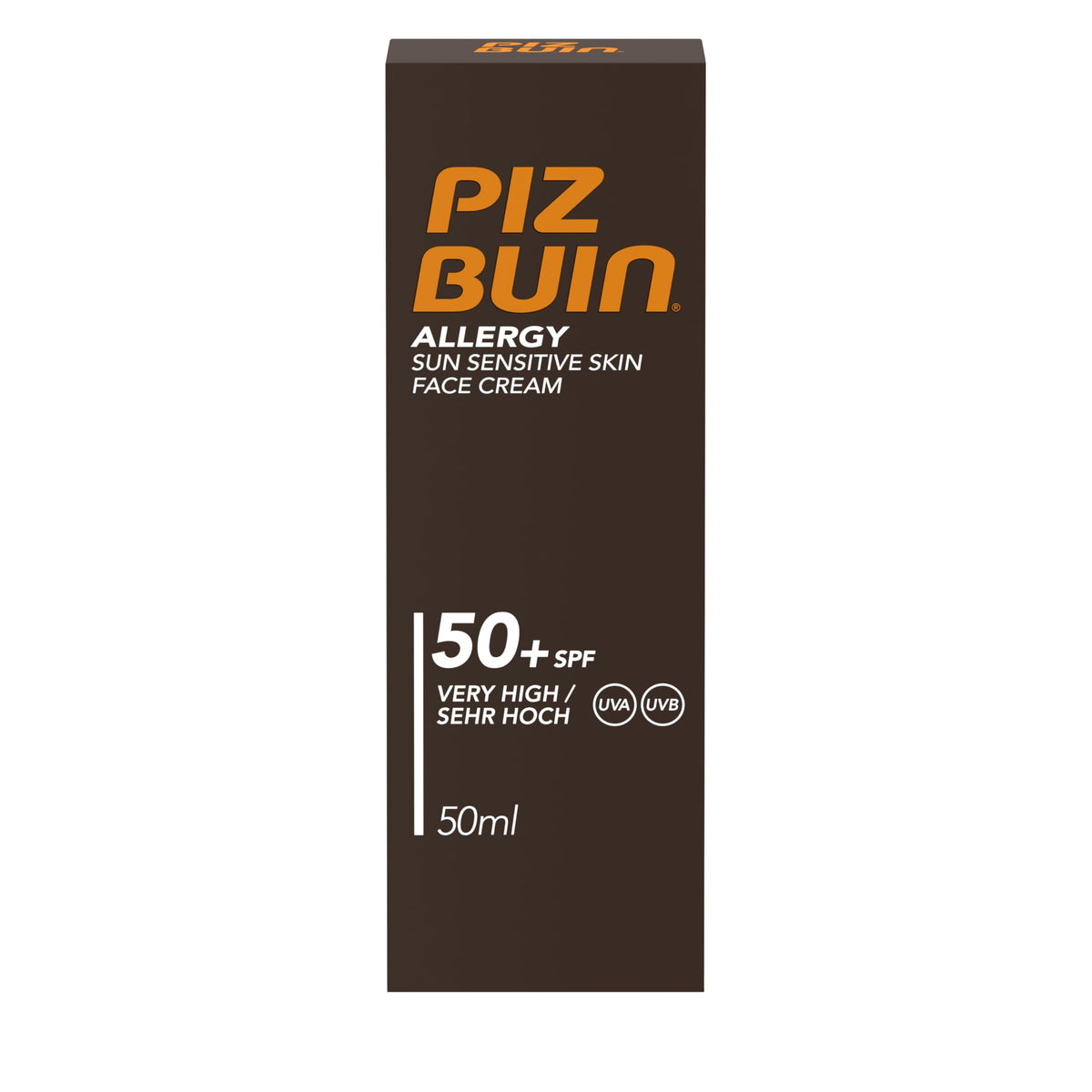 Crème visage Piz Buin Allergy avec FPS50+, protection moderne