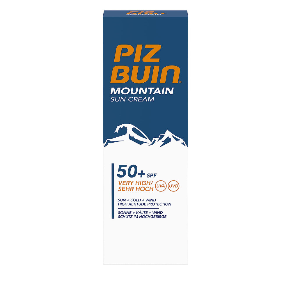 Crème visage Piz Buin Mountain SPF50+ protège et hydrate la peau