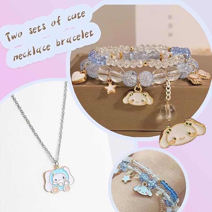 PJKJEUU collier kawaii bleu, ajout discret pour toutes les occasions