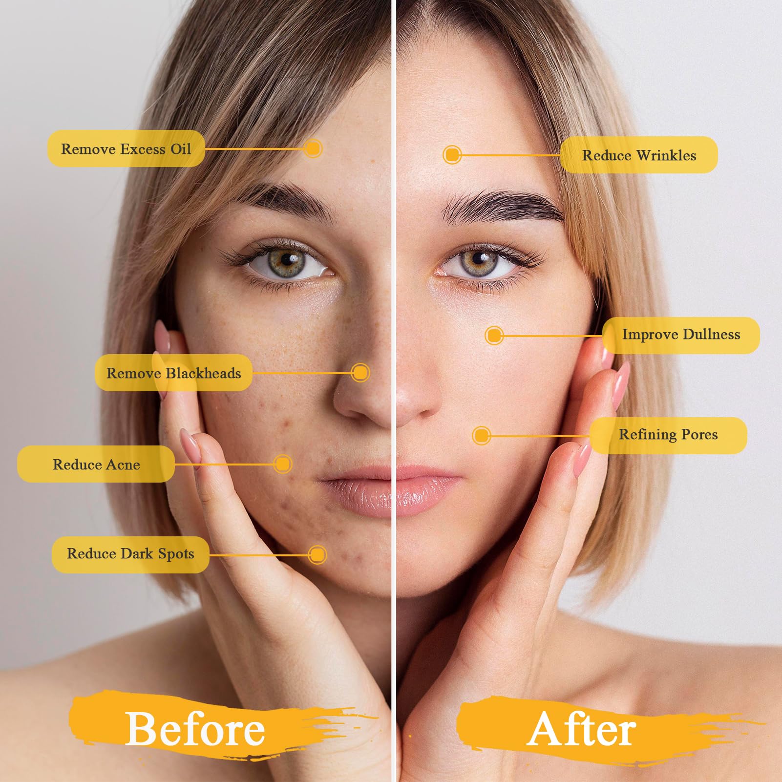 Pjordo texture masque argile, détail révélant l'application fluide.