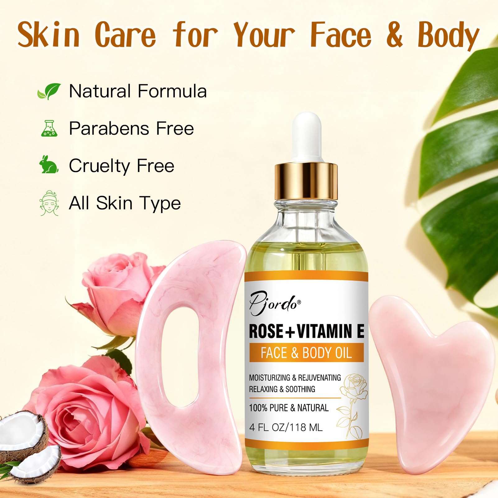 Pjordo Massage Gua Sha – favorise relaxation et circulation légère.