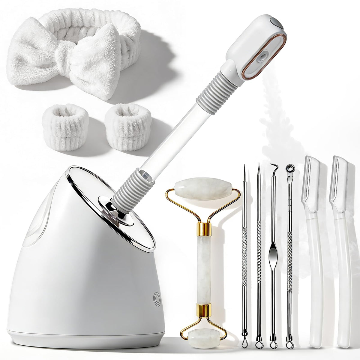 Pjordo Steamer Visage Brume Intense: hydratation profonde pour pores nets.