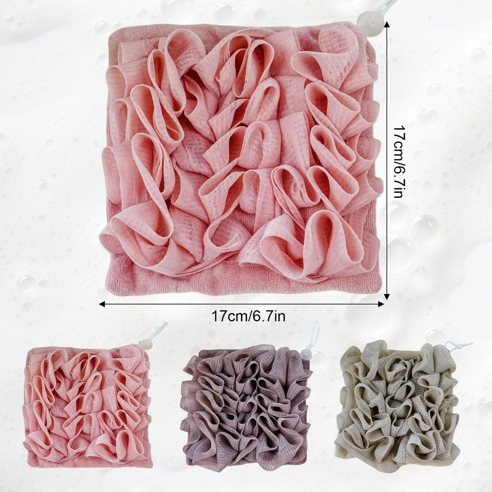PKRFCJ Savon-barre Loofah cafe – nettoyage efficace pour peau mixte