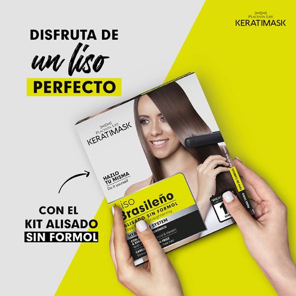 PLACENTA LIFE KERATIMASK texture soyeuse et mouvement naturel.