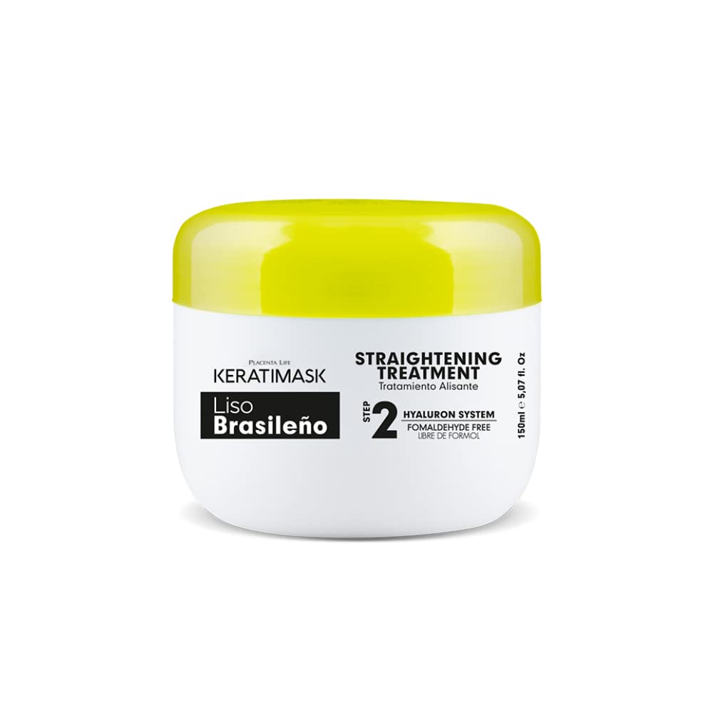 Placenta Life Keratimask keratin treatment application close-up for home use