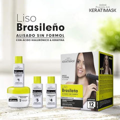 PLACENTA LIFE KERATIMASK kératine et acide hyaluronique renforcent les cheveux.