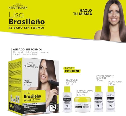 PLACENTA LIFE KERATIMASK systeme Hyaluron pour frizz maîtrisé.