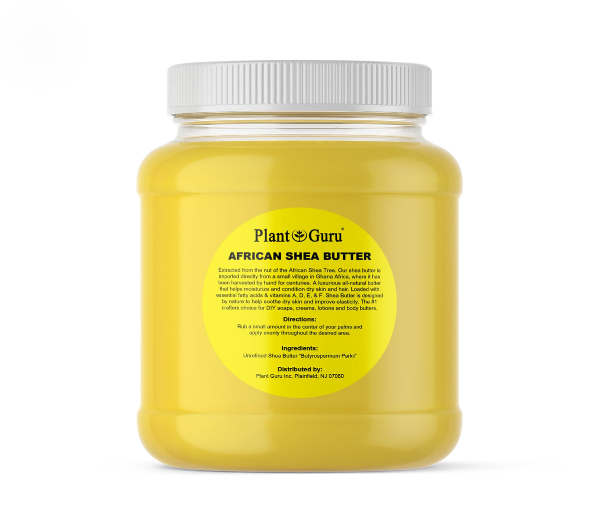 Beurre de karité africain Plant Guru – pâte pure pour peau sèche.