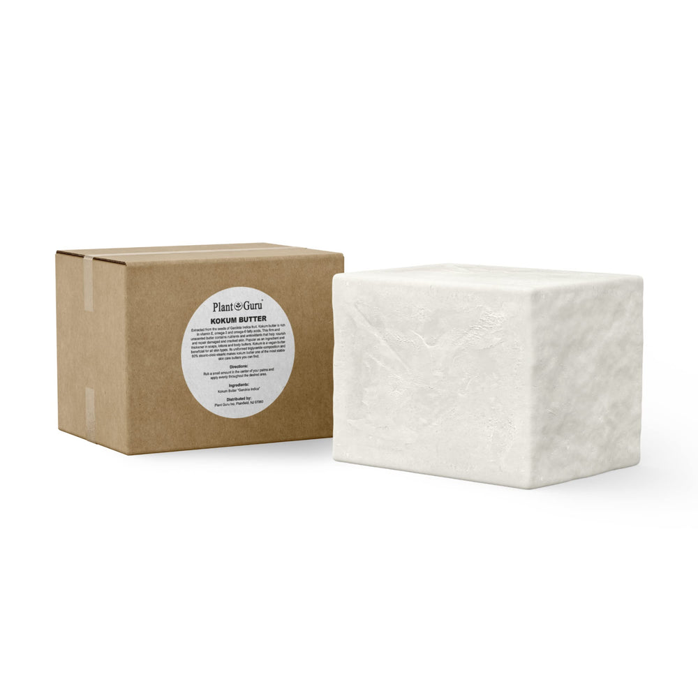 Beurre Kokum Plant Guru pour crème hydratante maison.