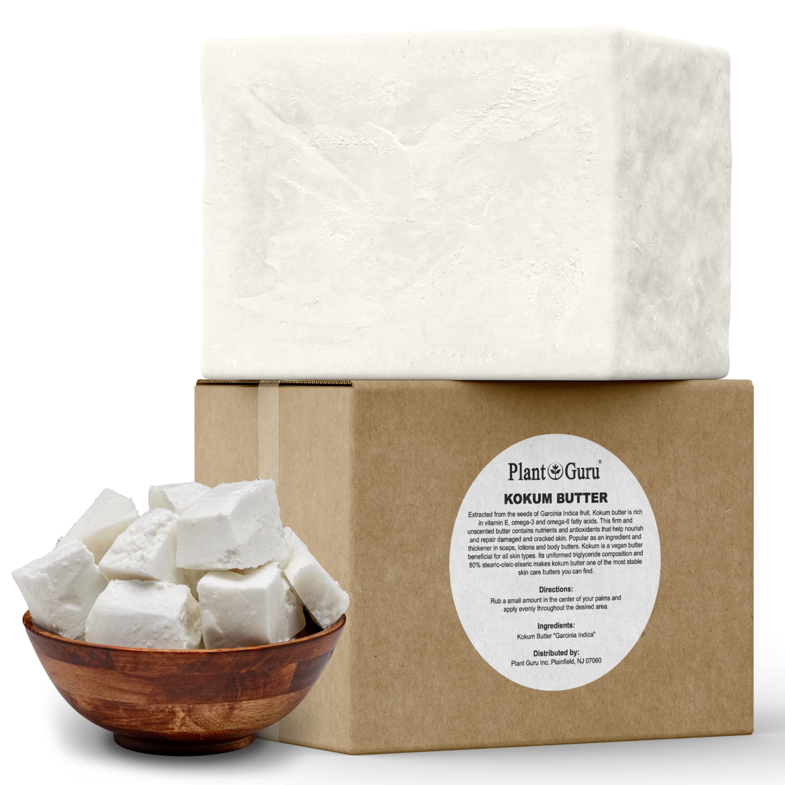 Beurre Kokum Plant Guru dans son emballage prêt à hydrater la peau.