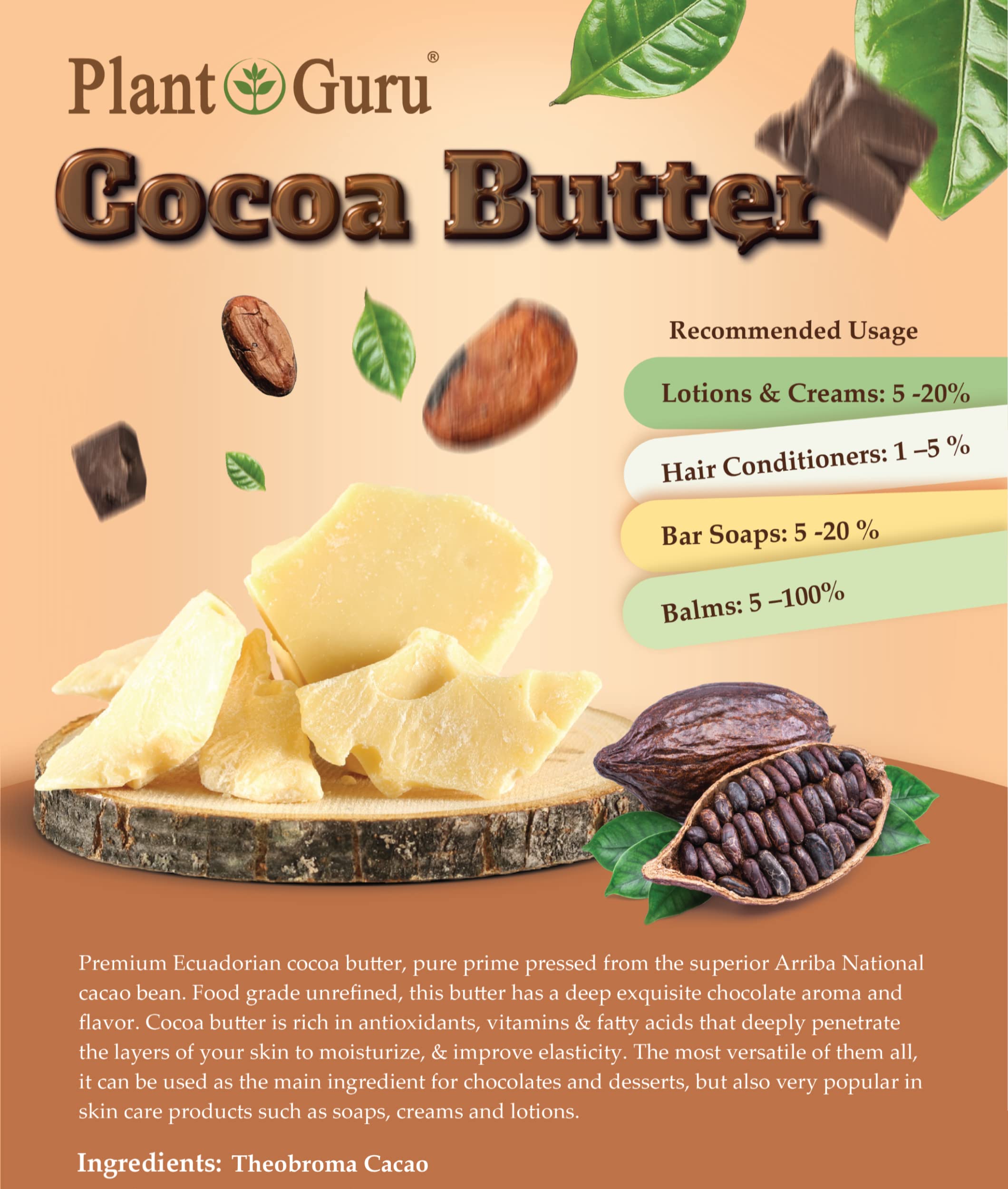 Stockage Beurre cacao Plant Guru – conservation pratique et sécurité.