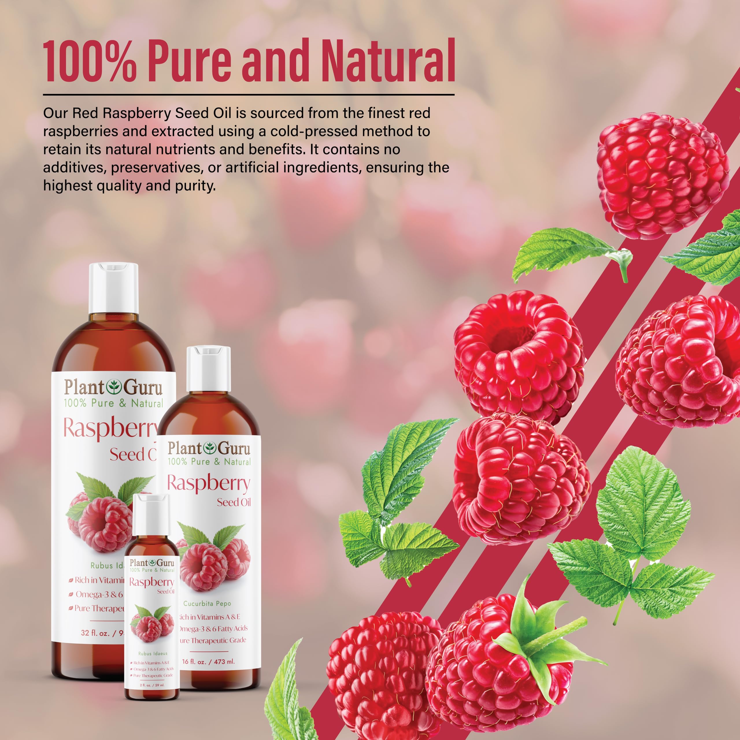 Parfait pour créations DIY, sérums et crèmes avec base pure Plant Guru
