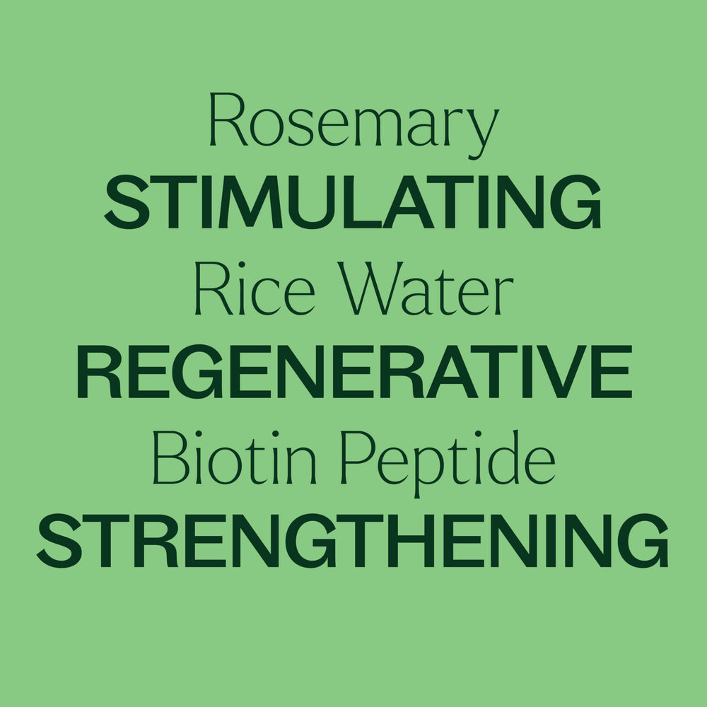 Plant Therapy Rosemary & Rice Water Spray, éclat et volume visibles.