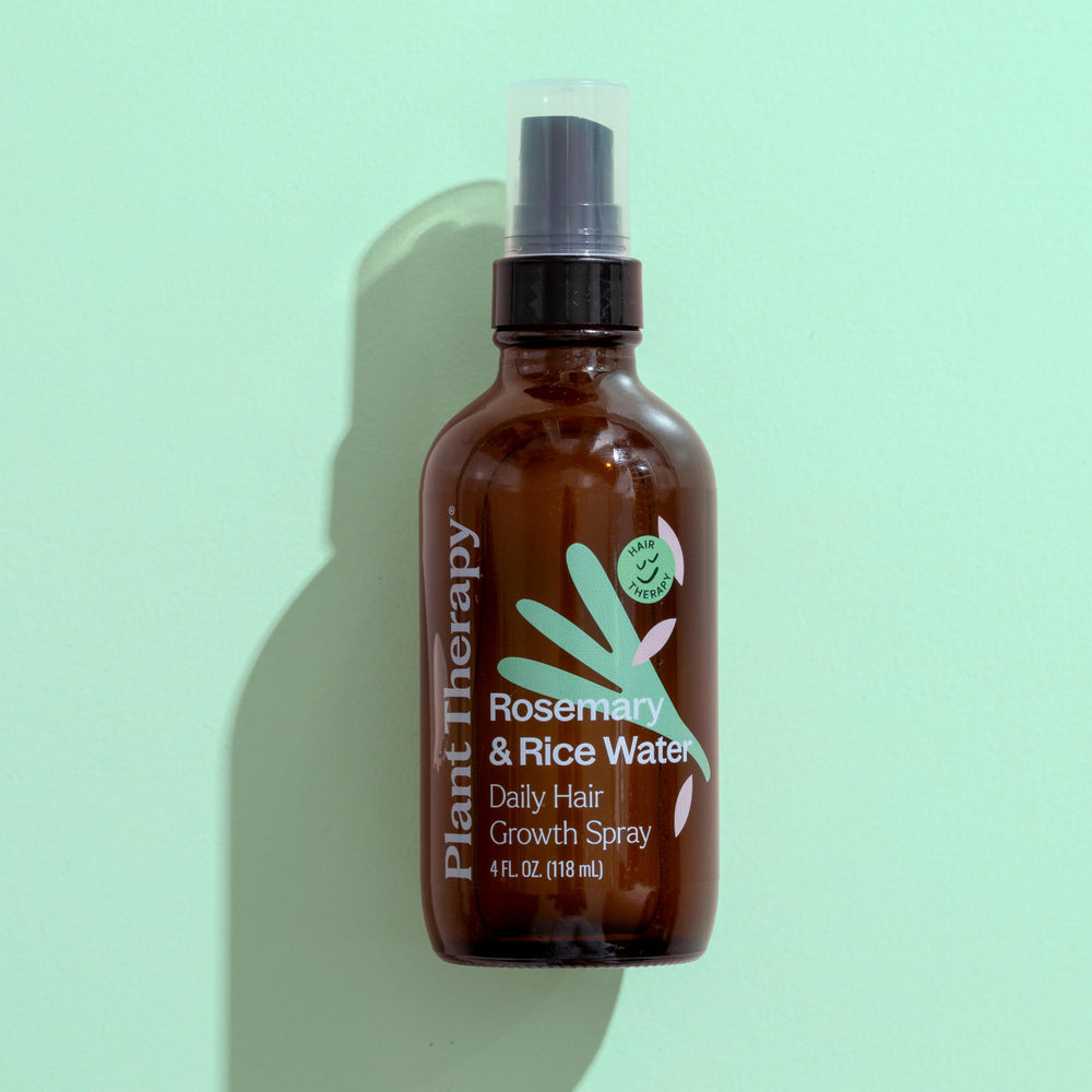 Plant Therapy Rosemary & Rice Water Spray, soin quotidien pour tous types.