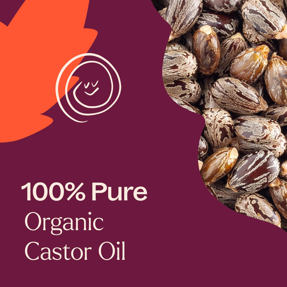 Plant Therapy Castor Oil Roll-On with third-party purity testing.