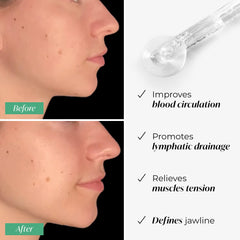 PLANTIFIQUE Gua Sha visage – massage du visage stimulant la circulation sanguine.