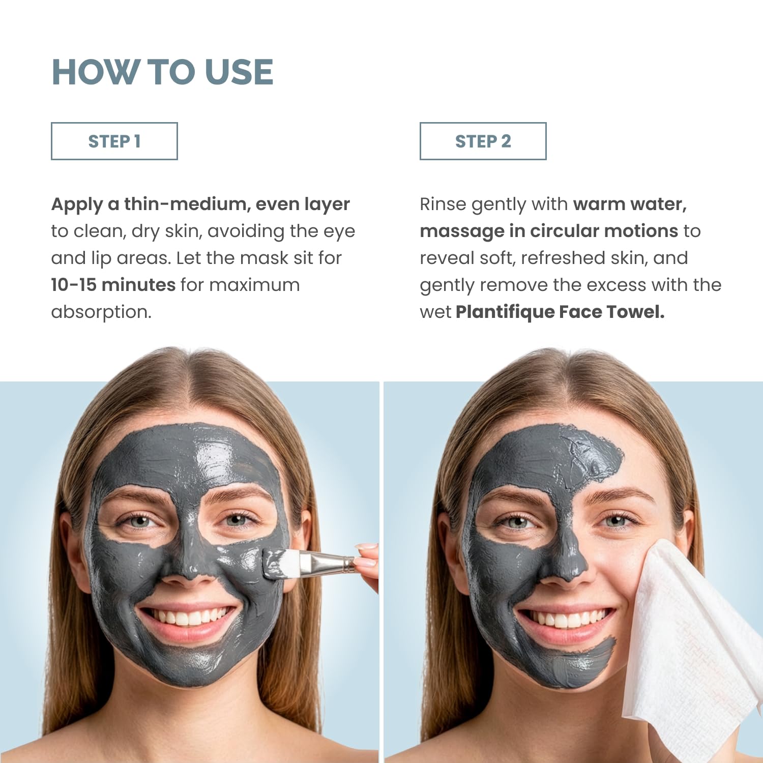PLANTIFIQUE masque acide hyaluronique, hydratation durable et peau souple.