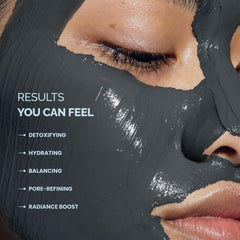 PLANTIFIQUE masque charbon actif, purification ciblée pour une peau plus claire.