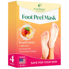 Masque-pieds exfoliant Plantifique pour des pieds plus doux et lisses