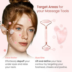 PLANTIFIQUE rouleau visage quartz rose se conserve au frais pour un éclat matinal