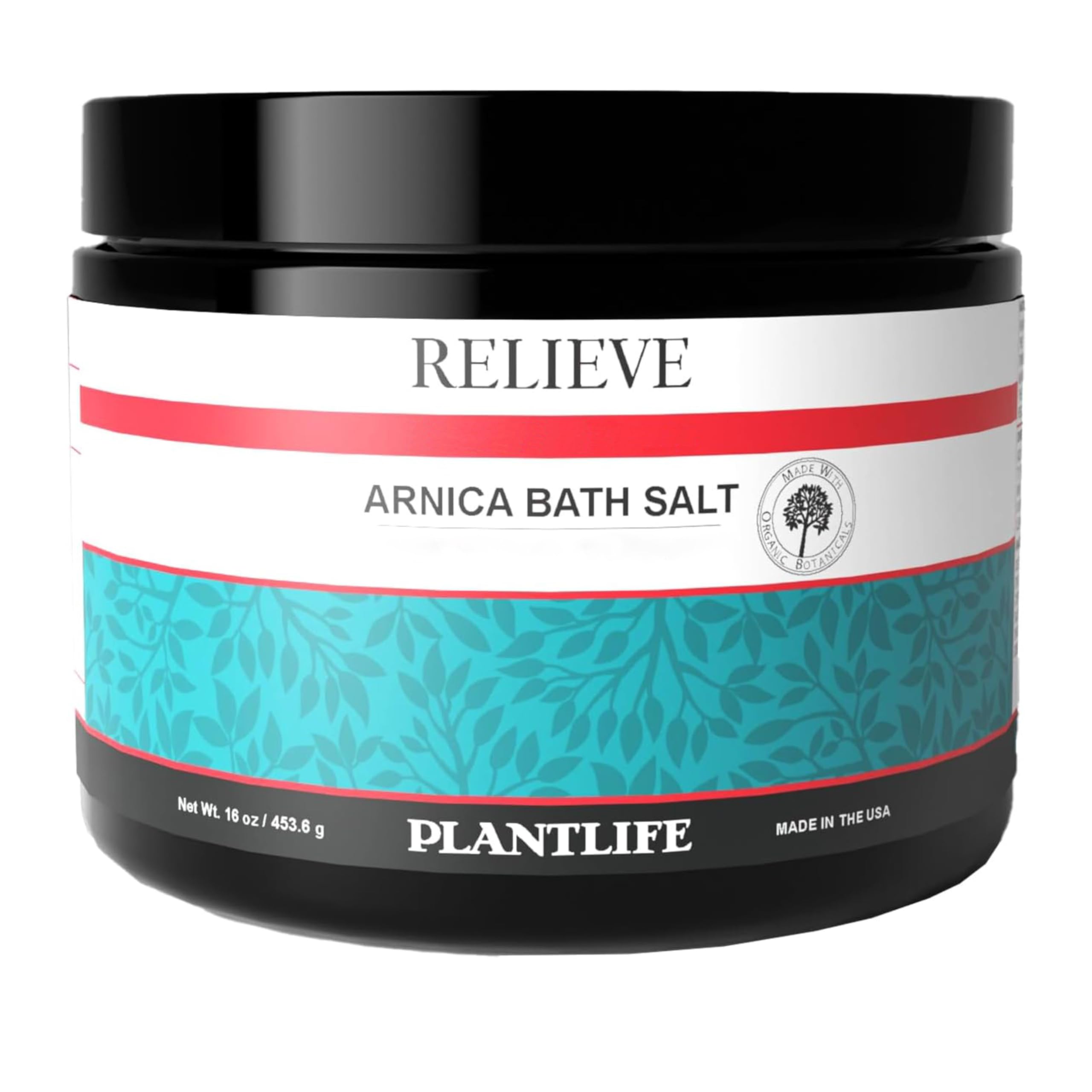 Plantlife Arnica Relieve sels de bain minéraux se dissolvant pour une détente apaisante