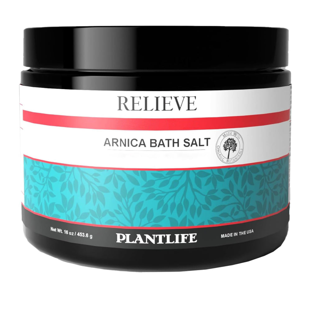 Plantlife Arnica Relieve sels de bain minéraux se dissolvant pour une détente apaisante