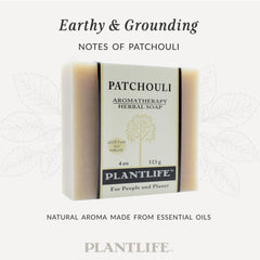 Procédé à froid Plantlife, savon patchouli respectueux des actifs.