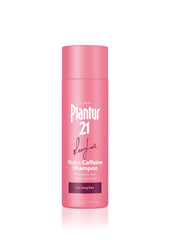 Bouteille Plantur 39 Nutri‑Caféine prête à nourrir les cheveux longs.