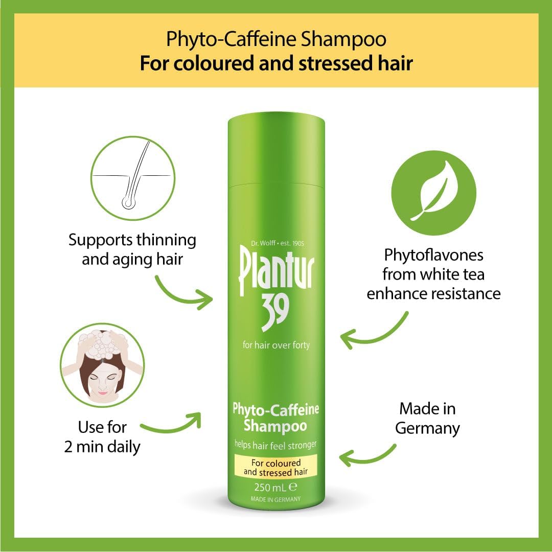 Plantur 39 Shampoing Phyto-Caféine ingrédients actifs nourrissent les cheveux fins.