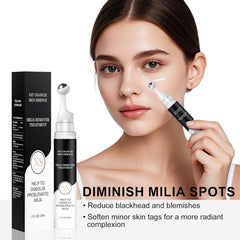 Sérum Milia Remover: texture légère qui pénètre rapidement pour une peau équilibrée.