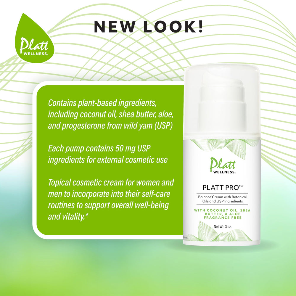 Système airless de la Crème Platt Wellness Pro Balance garantissant fraîcheur.