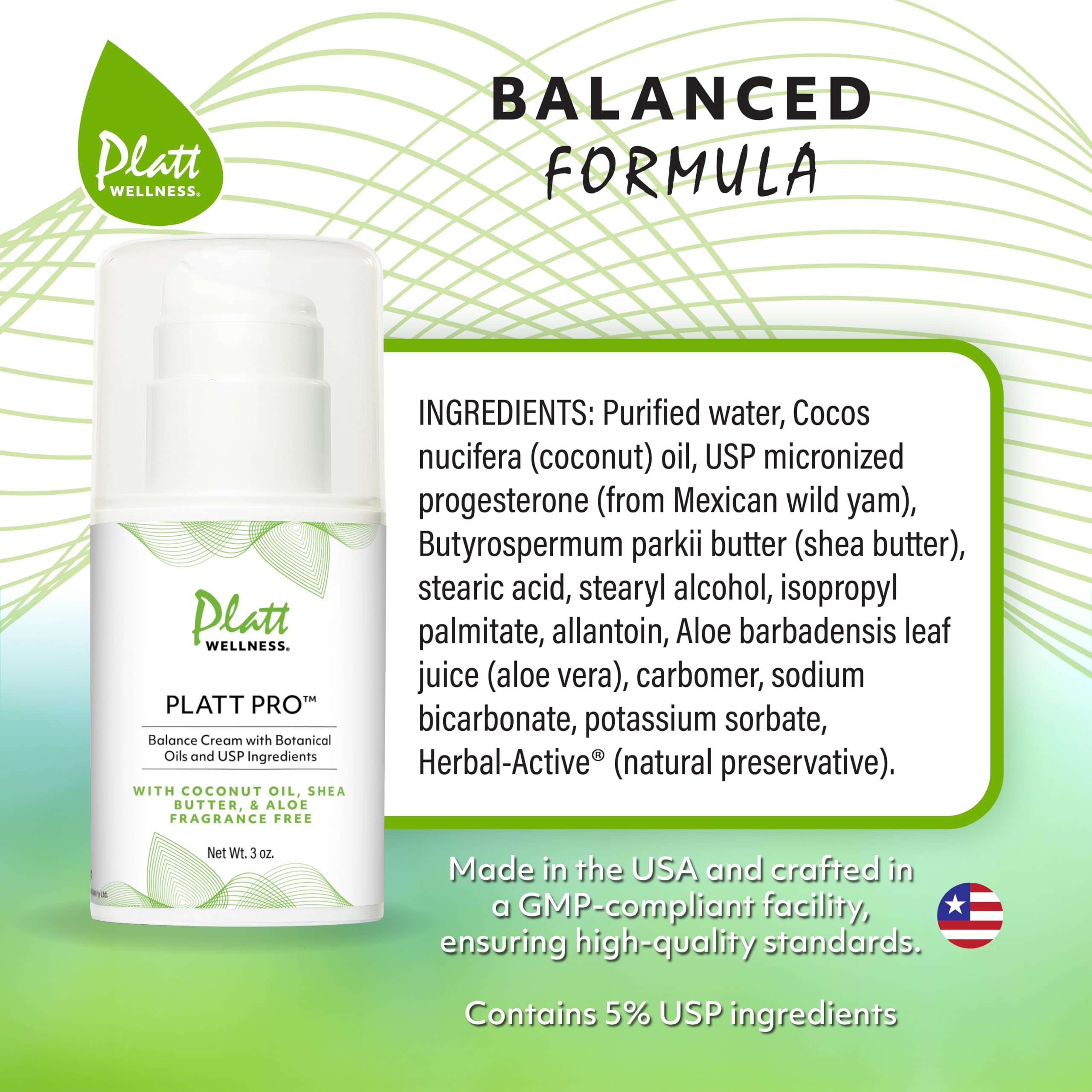 Utilisation quotidienne de la Crème Pro Balance de Platt Wellness.