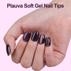 Plauva cat-eye ongles, 15 tailles pour un ajustement précis.