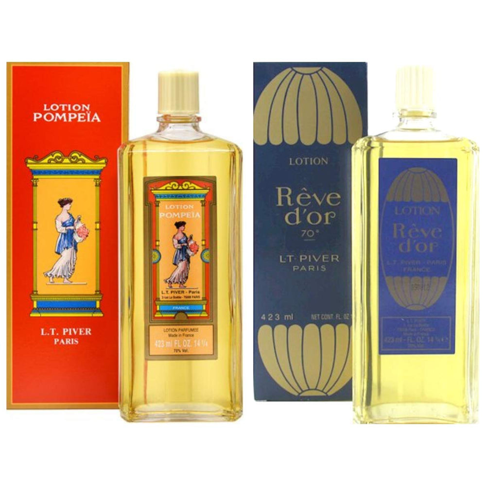 PLESIU Pompeia Lotion et Reve D'or en flacon spray, parfum durable pour la peau.