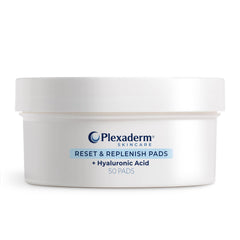 Tampons Plexaderm Reset et Replenish avec acide hyaluronique – emballage pratique et hydratation