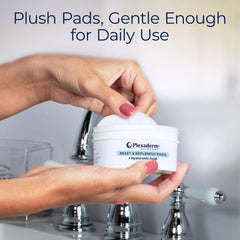 Tampon Plexaderm Reset et Replenish – hydratation quotidienne et propreté