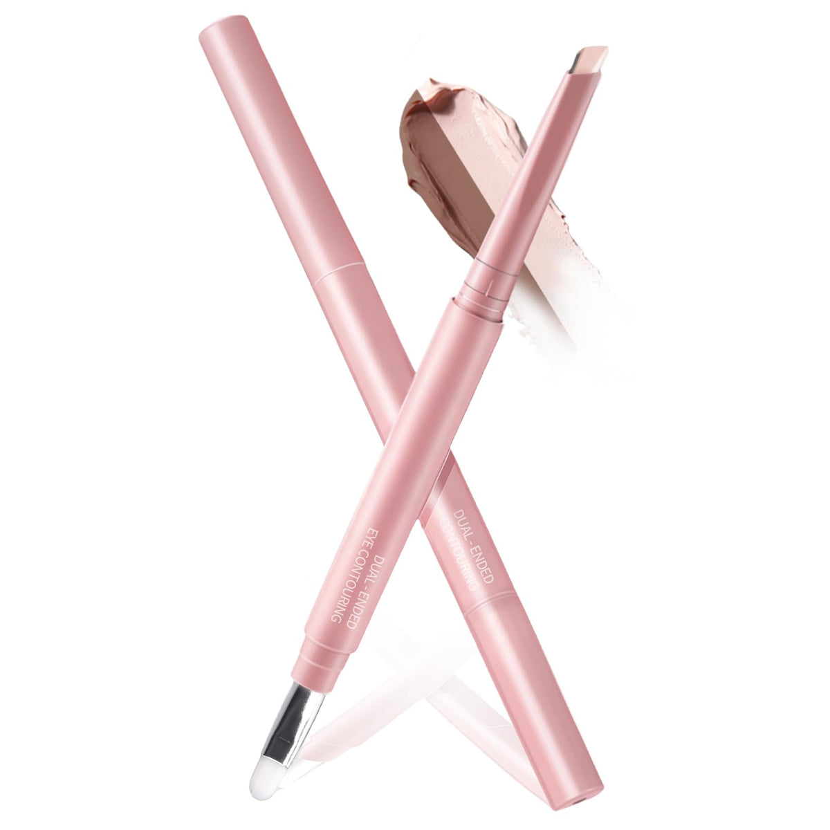 Plman stylo illuminateur yeux à double extrémité et brosse, application précise.
