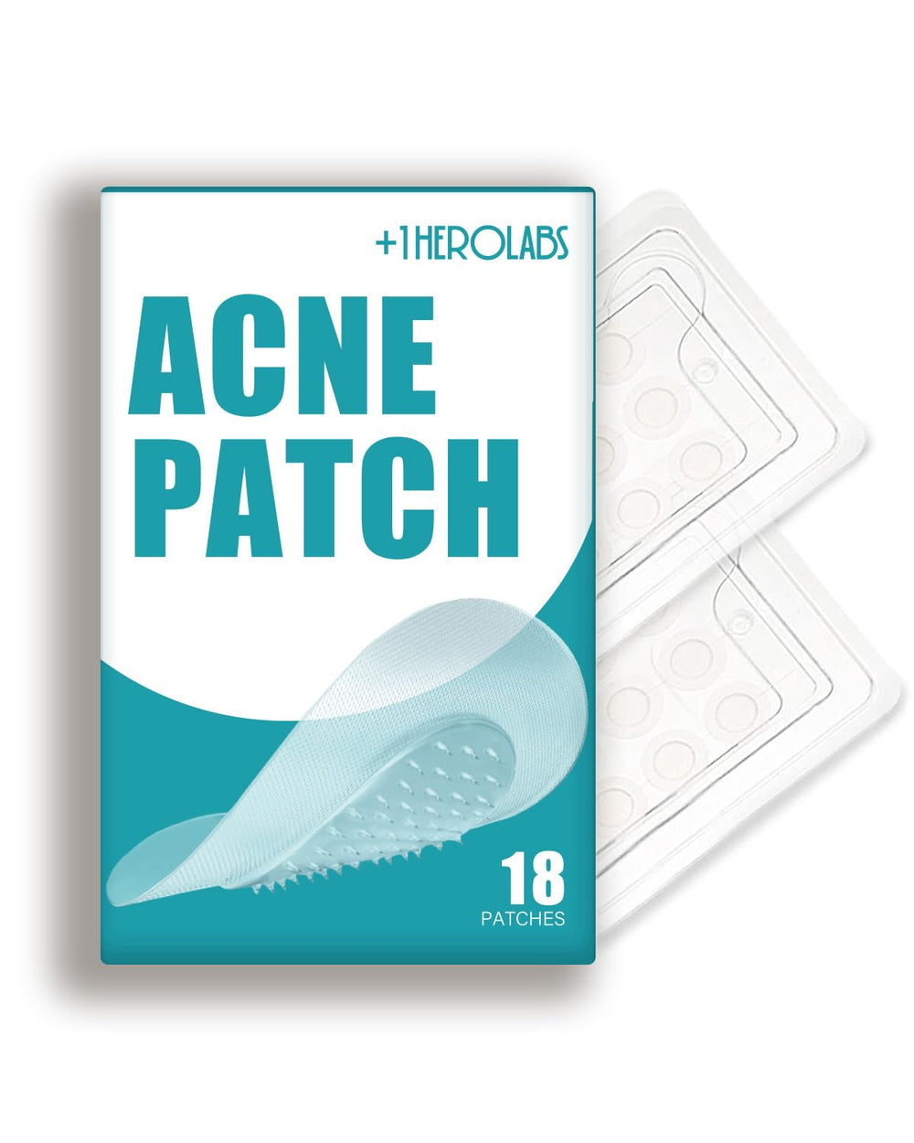 Plus1Herolabs microdart patch acné — patch discret pour boutons.